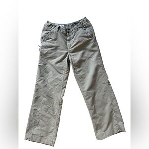 Gramicci Cargo Pants Women's 6‎ Wide Leg Straight Khaki Beige Y2K Bottom✅